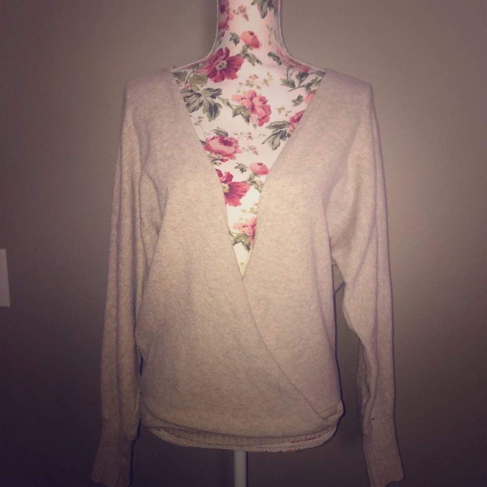 Shrinking violet sweater